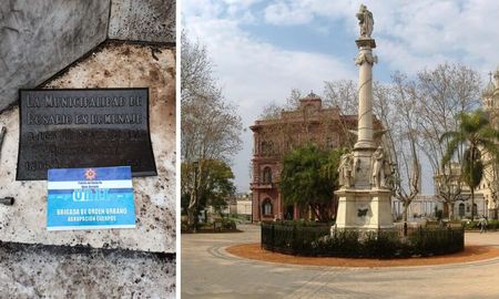El hecho ocurrió en la Plaza 25 de Mayo de la ciudad de Rosario. El hecho ocurrió en la Plaza 25 de Mayo de la ciudad de Rosario.