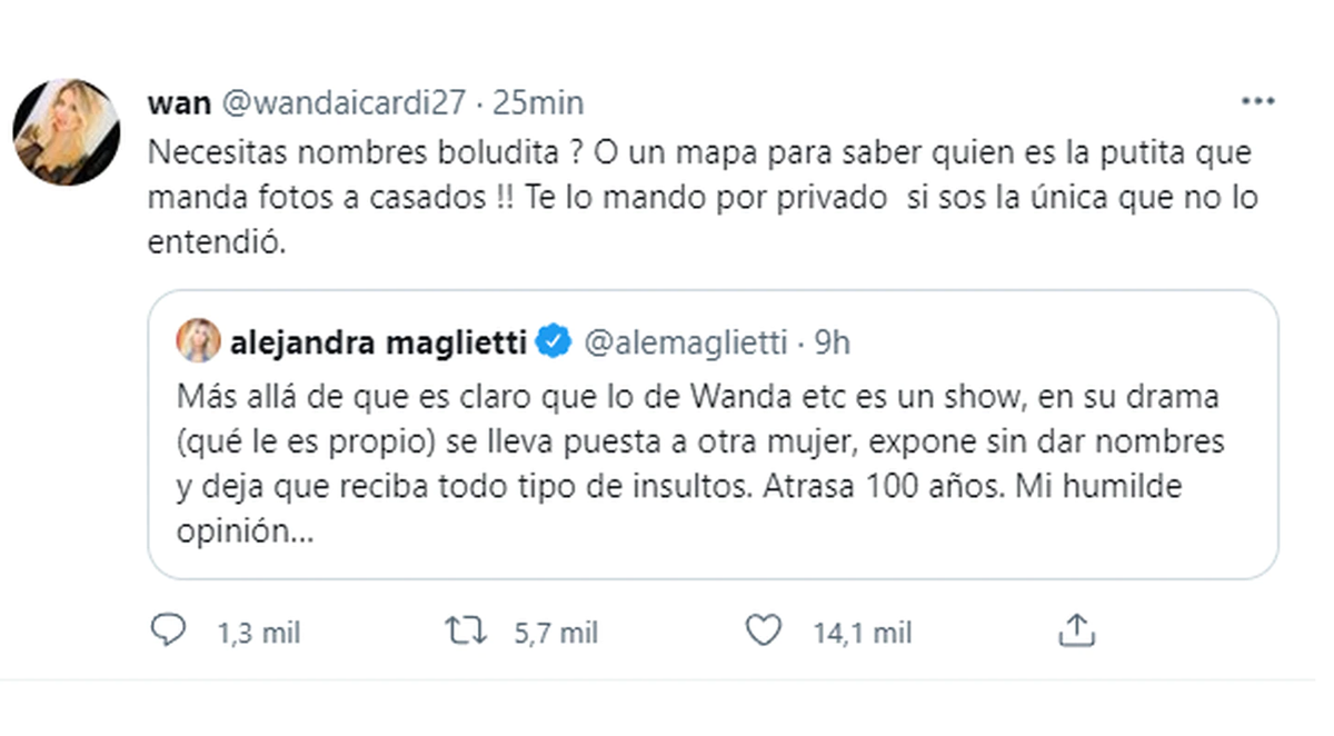 Alejandra Maglietti volvió a opinar sobre el escándalo y apuntó contra la China Suárez