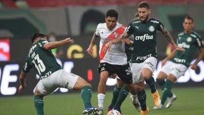 Copa Libertadores: River tuvo la épica pero no superó a Palmeiras en un partido condicionado por el VAR