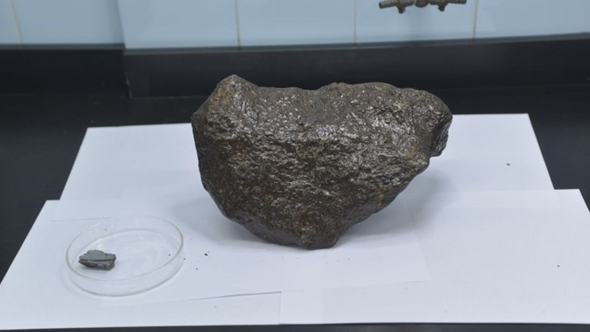 Un meteorito fue descubierto en un paso fronterizo con Chile.&nbsp;