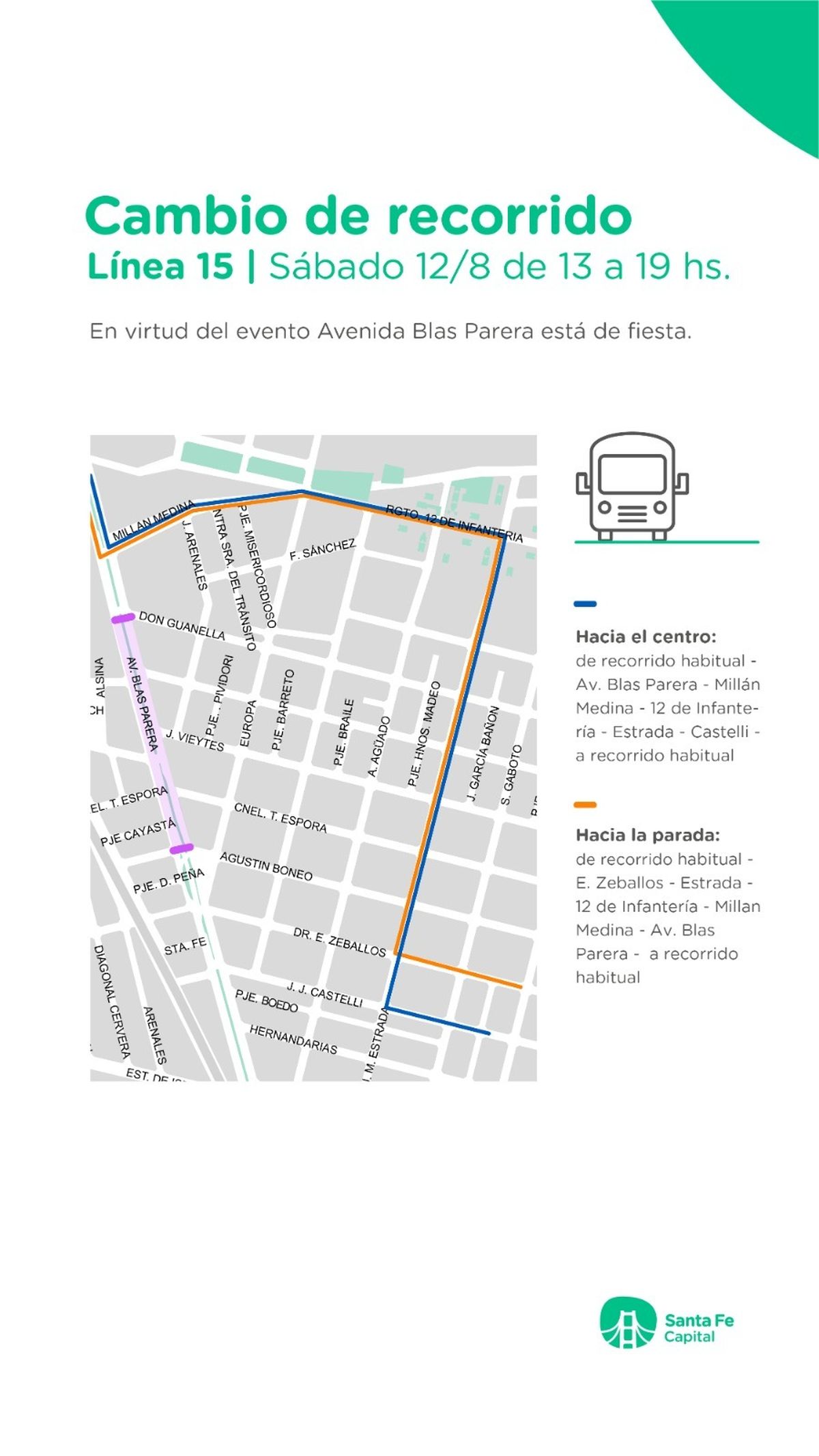 La Municipalidad informa los cortes al tránsito vehicular que operarán desde las 13 y hasta las 19. La Municipalidad informa los cortes al tránsito vehicular que operarán desde las 13 y hasta las 19.
