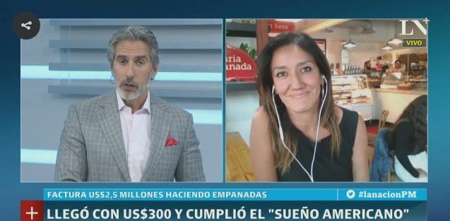 Llegó a EE.UU. con US$ 300 y hoy gana millones con sus empanadas