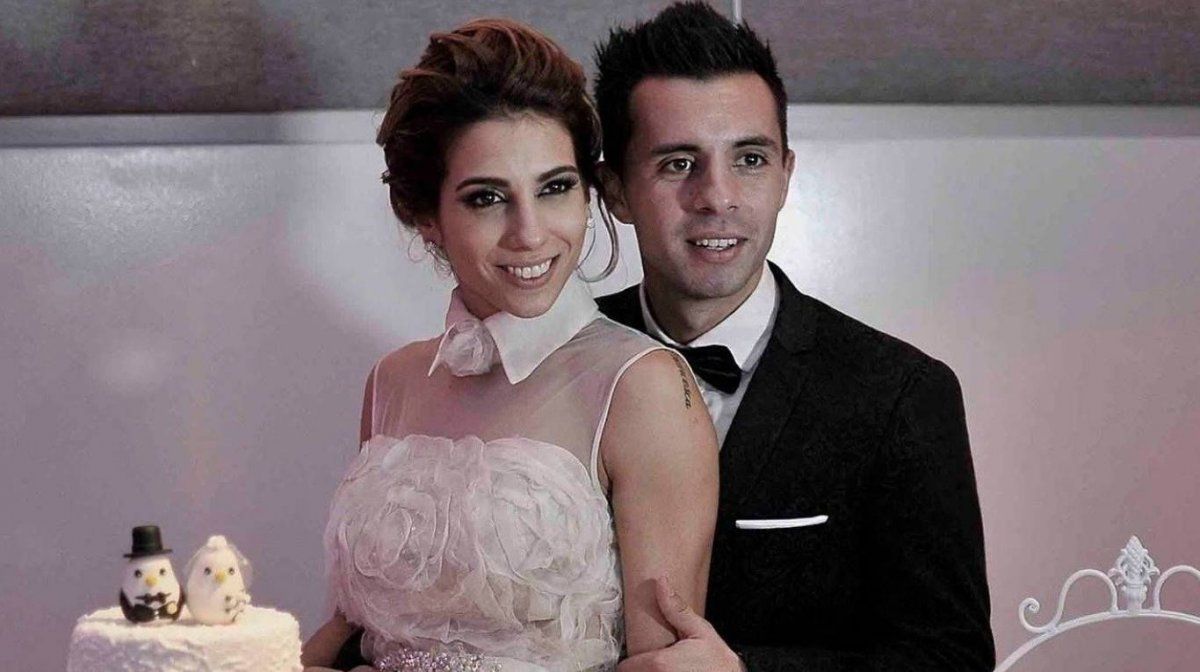 Cinthia Fernández y Matías Defederico se casaron y tuvieron tres hijas.