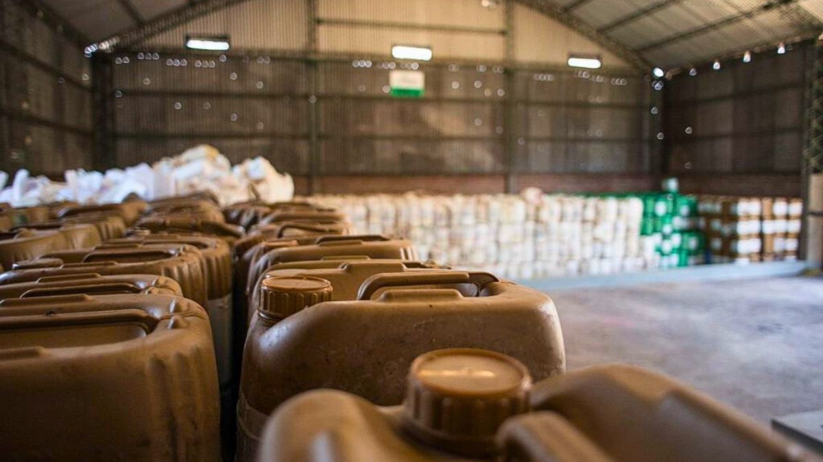 Las instalaciones de Santa Teresa tienen una capacidad de recepción superior a 8.500 envases.