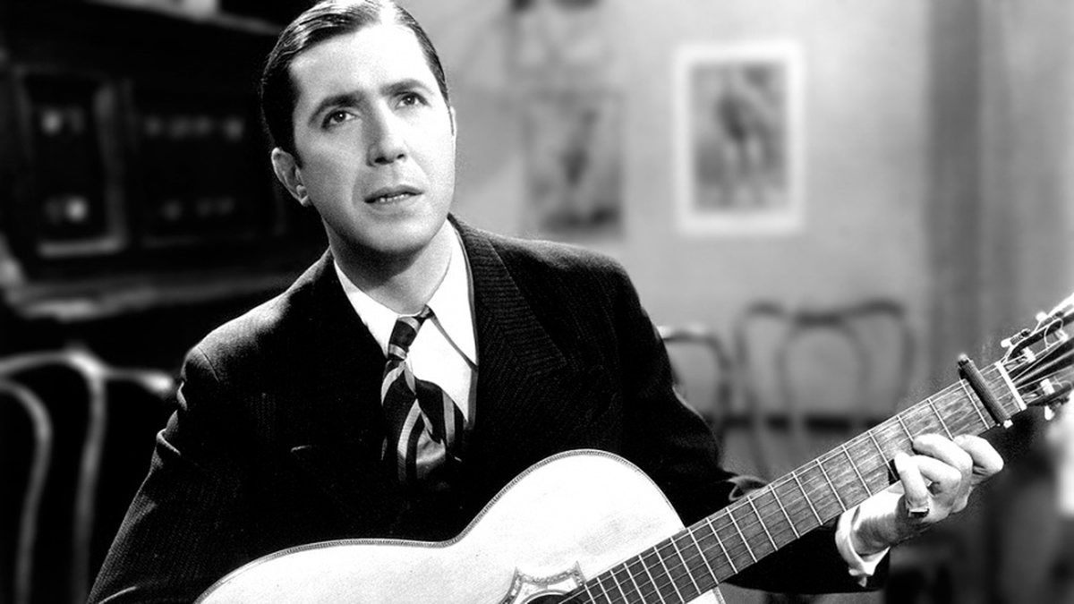 La historia de Carlos Gardel.
