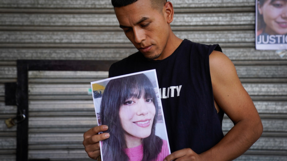 El hermano de Merlín reclama justicia. Foto Maxi Failla.