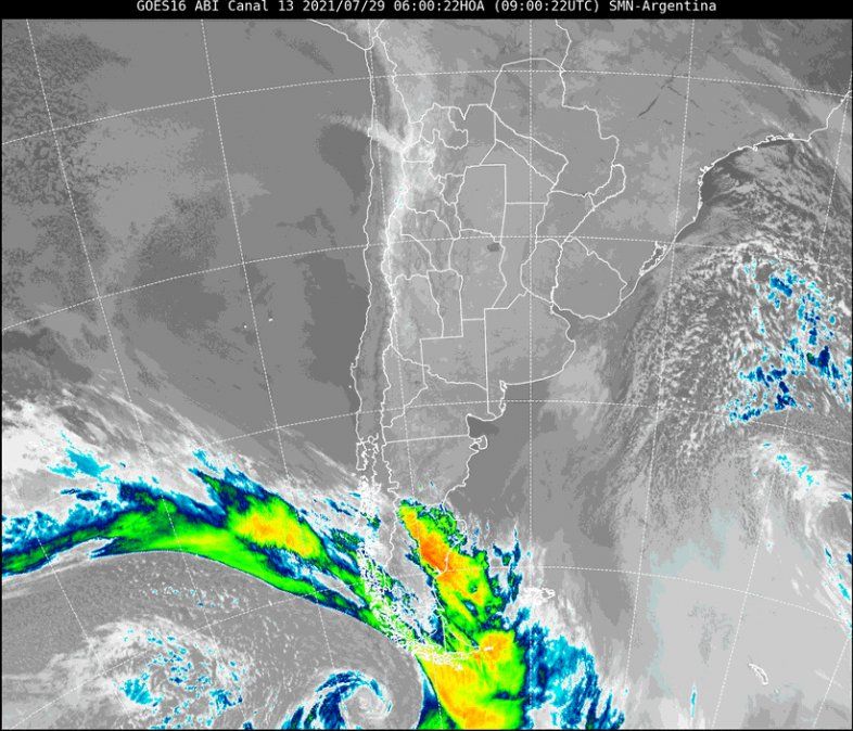 Imágenes satelitales.