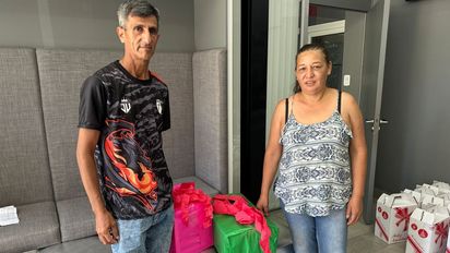 El Club Santa Rita II se sumó a la campaña solidaria de AIRE y donó cajas navideñas tras superar un robo que los dejó sin nada