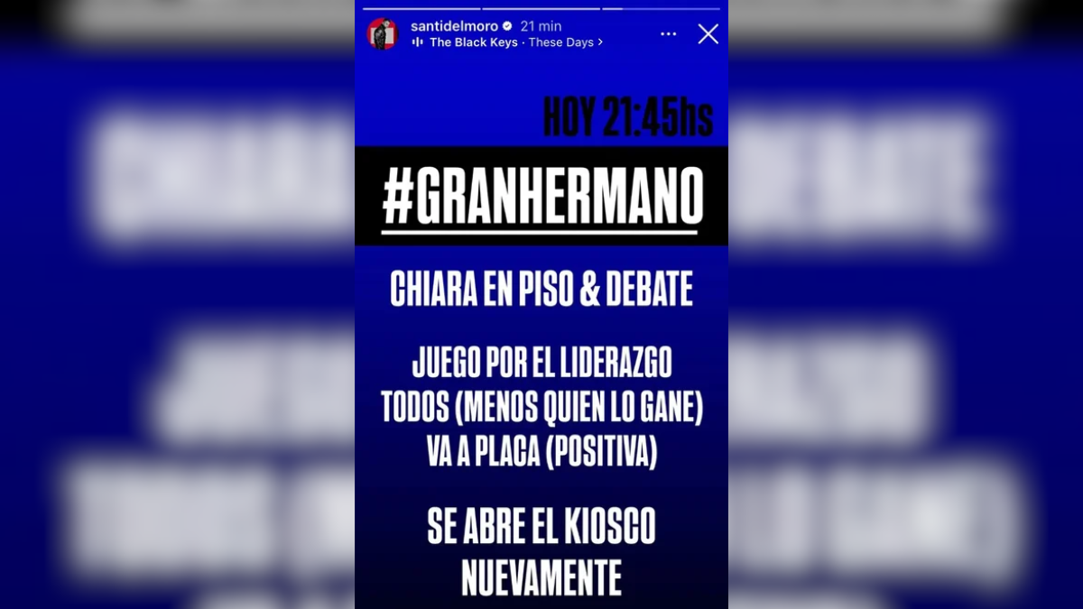 Santiago del Moro reveló una jugada clave que altera el juego de Gran Hermano. Santiago del Moro reveló una jugada clave que altera el juego de Gran Hermano.