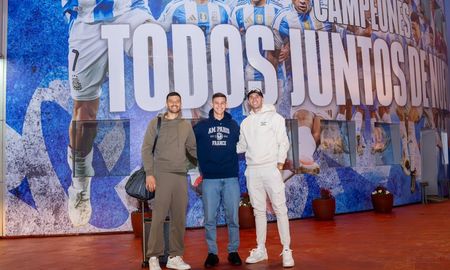 En el día de su cumpleaños, Dibu Martínez llegó al país para sumarse a la Selección Argentina: también están Rulli y Carboni.