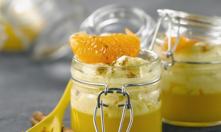 Mousse de mandarina rápida y muy fácil de hacer. Mousse de mandarina rápida y muy fácil de hacer.