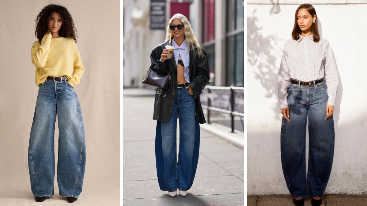 Los jeans extra wide, barrel y balloon son algunas de las tendencias denim que dominarán el invierno 2026 en Argentina. Los jeans extra wide, barrel y balloon son algunas de las tendencias denim que dominarán el invierno 2026 en Argentina.