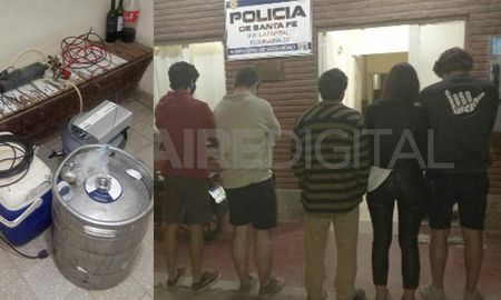 Desbarataron un evento en El Chaquito y trasladaron a cinco jóvenes a la Comisaría N°20 Desbarataron un evento en El Chaquito y trasladaron a cinco jóvenes a la Comisaría N°20
