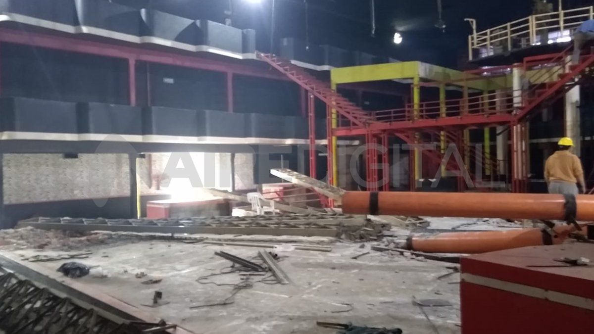 En el sal&oacute;n del tradicional boliche santafesino se realizan importantes obras de remodelaci&oacute;n.&nbsp;