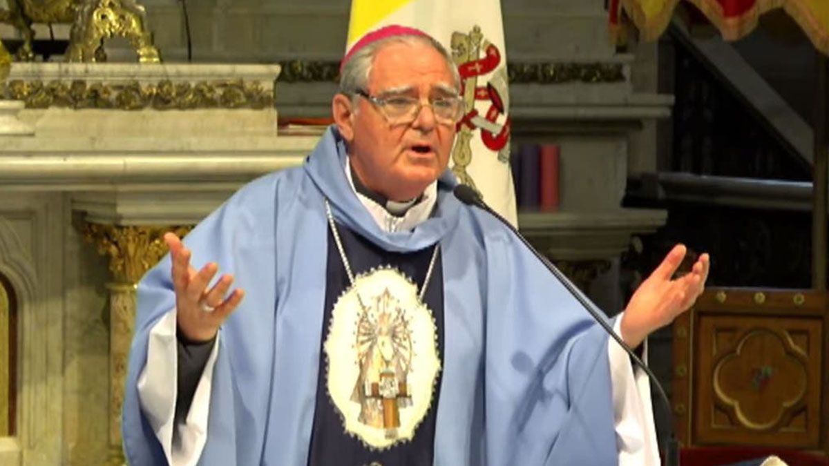 Monseñor Ojea participó de la misa contra la legalización del aborto