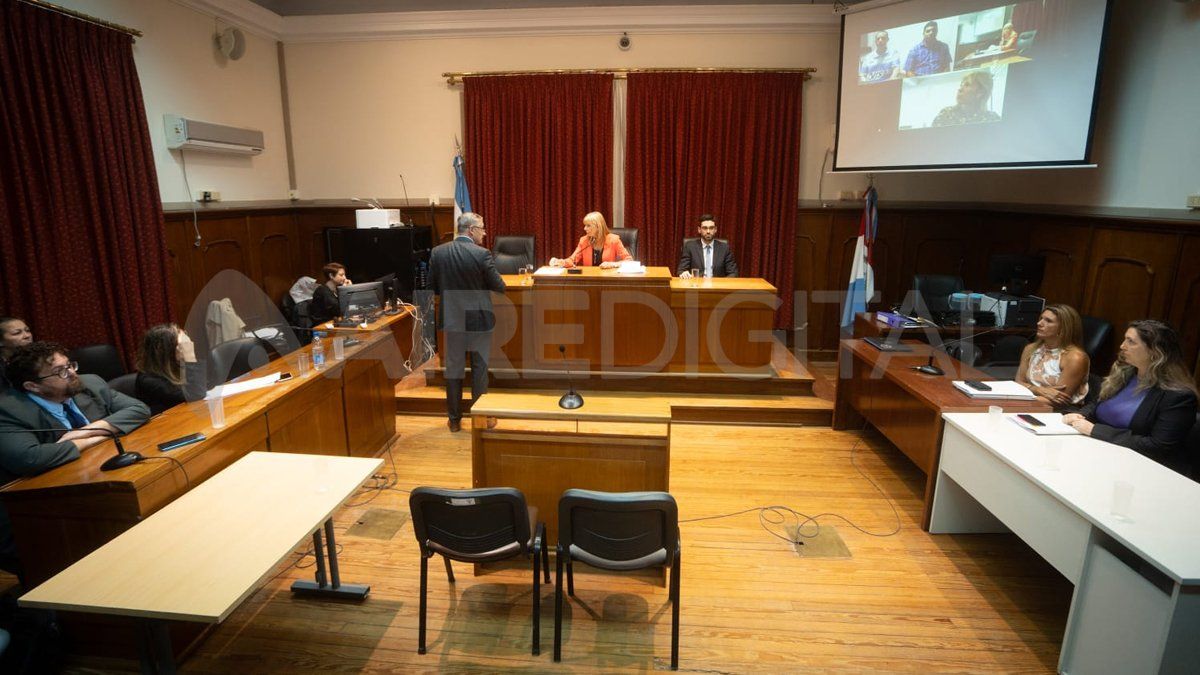 El juicio por la explotación de Mónica Aquino se realizó en la sala 6 de tribunales.&nbsp;