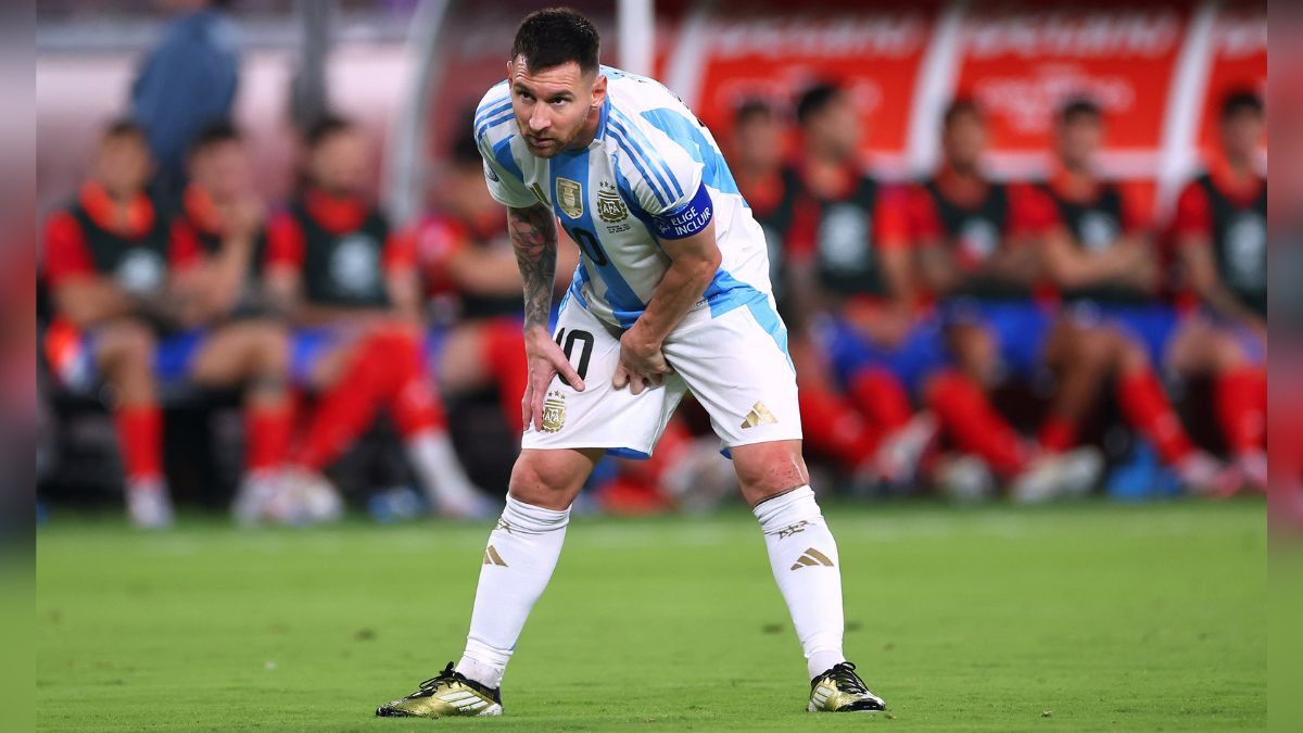Messi tuvo una molestia muscular en el partido ante Chile. Messi tuvo una molestia muscular en el partido ante Chile.