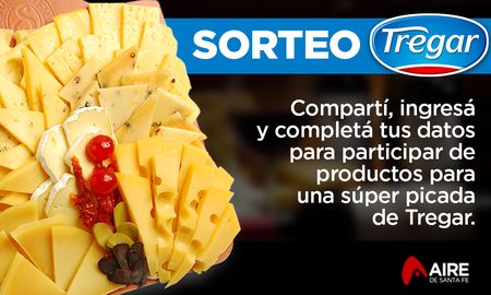 ¡ingresa y participa del sorteo de una picada de quesos tregar! ¡ingresa y participa del sorteo de una picada de quesos tregar!