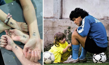 Dalma Maradona mostró el tatuaje que se hizo en honor a Diego Maradona Dalma Maradona mostró el tatuaje que se hizo en honor a Diego Maradona