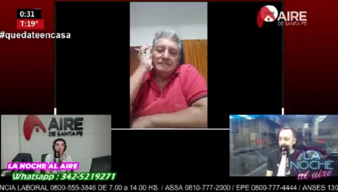 El Brujo Ezequiel desde su casa en Nuevo Torino habló con Aire de Santa Fe
