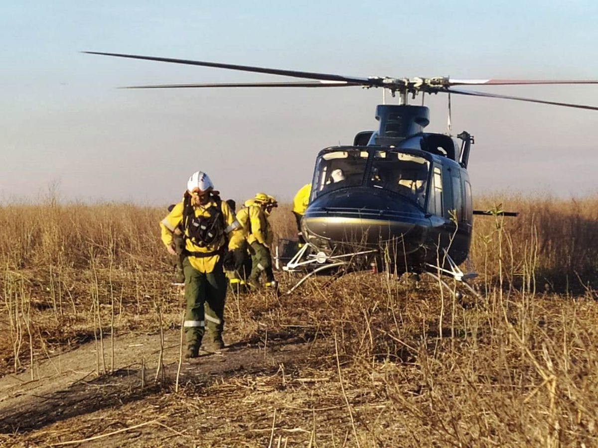 La provincia de Santa Fe trabaja en operativo interministerial para el combate de incendios en Entre Ríos.
