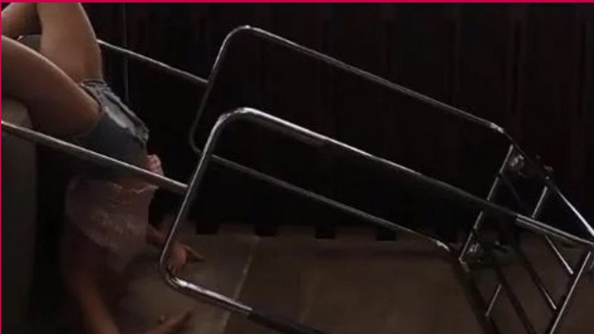 El terrible golpazo de Belén Pouchan mientras hacía una acrobacia en Dubai