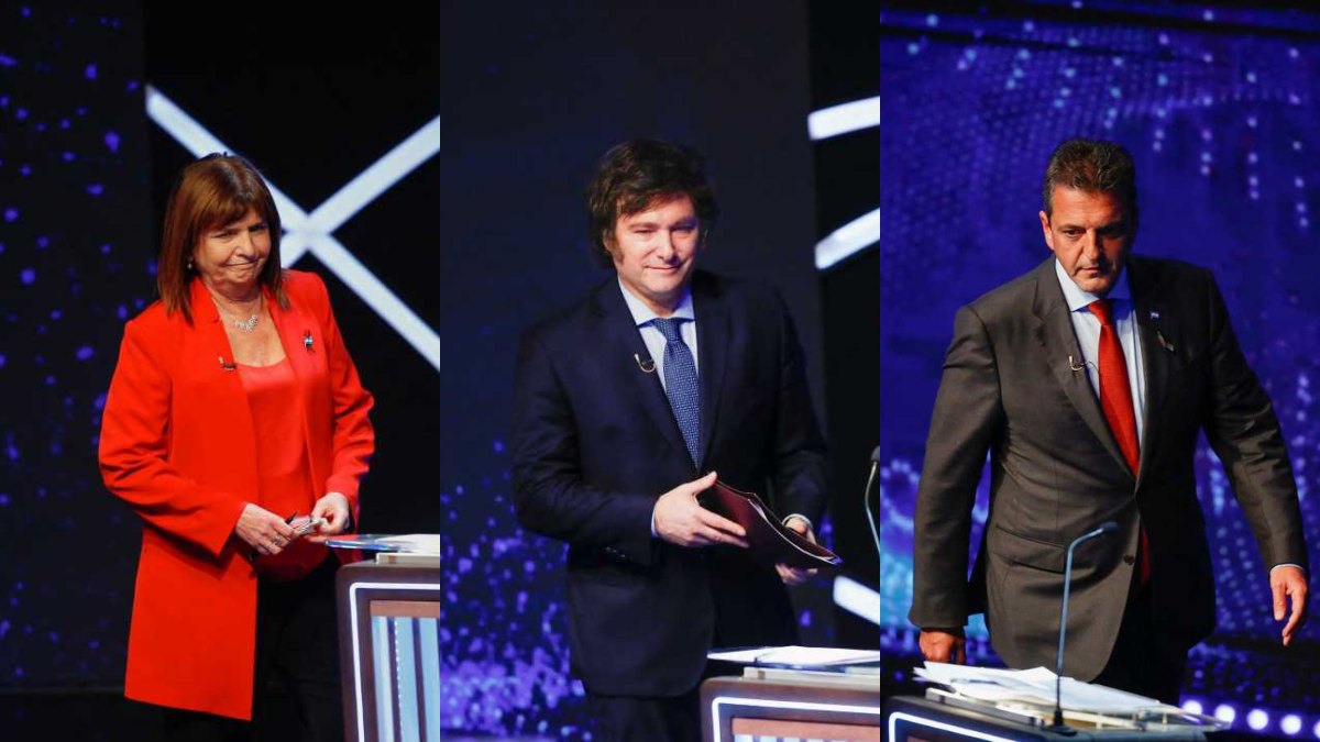 Todo indica que Patricia Bullrich y Sergio Massa pugnarán este domingo para competir en balotaje contra Javier Milei.