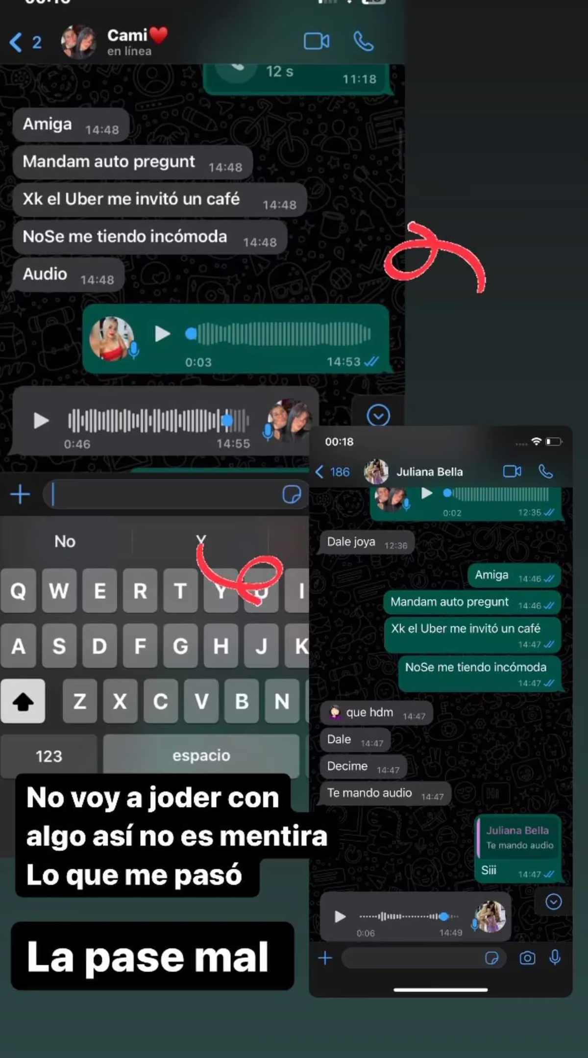 Camila Denis vía Instagram. Camila Denis vía Instagram.