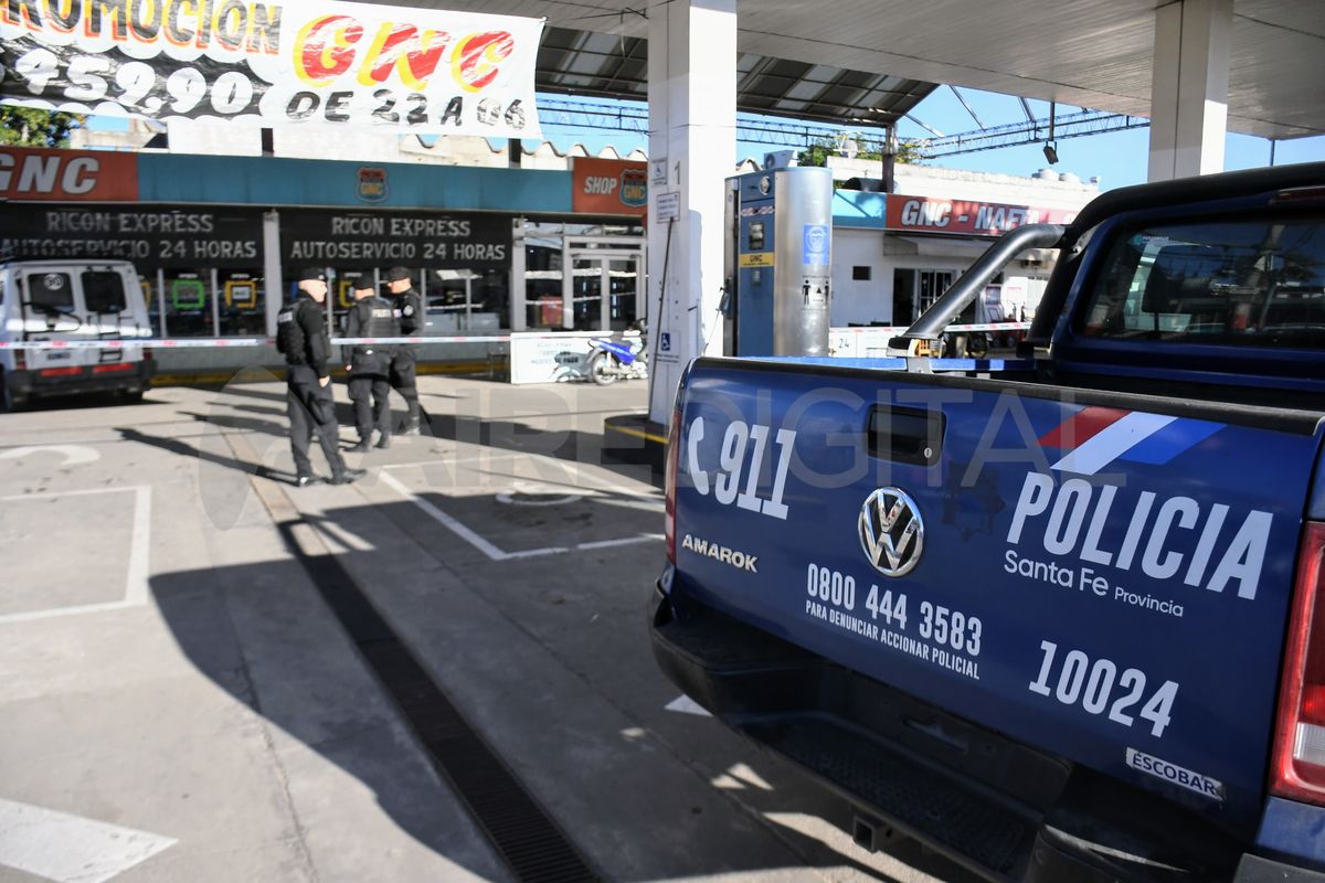 Rosario: atacaron una estación de servicio a balazos Rosario: atacaron una estación de servicio a balazos
