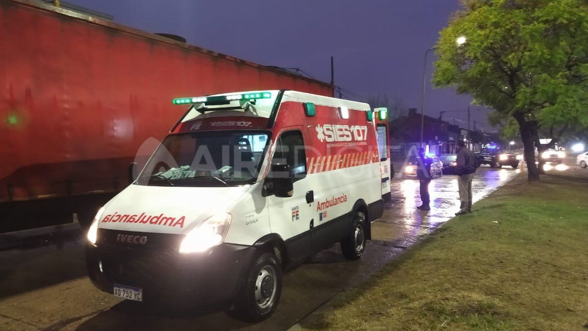 La mujer fue trasladada por el 107 al hospital Cullen por prevención.&nbsp;