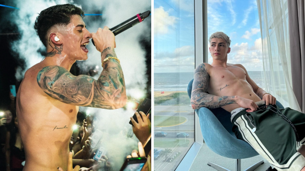 Los tatuajes de Lauty Gram, idénticos al que aparecen en el posteo de la China Suárez. Los tatuajes de Lauty Gram, idénticos al que aparecen en el posteo de la China Suárez.