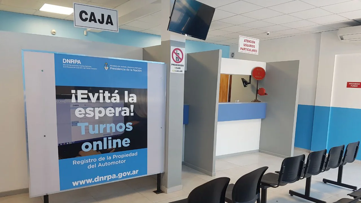  Paro total en el Registro de la Propiedad del Automotor por tiempo indeterminado.