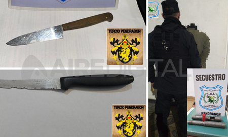 Tres armas incautadas y tres personas detenidas en Santa Fe Tres armas incautadas y tres personas detenidas en Santa Fe