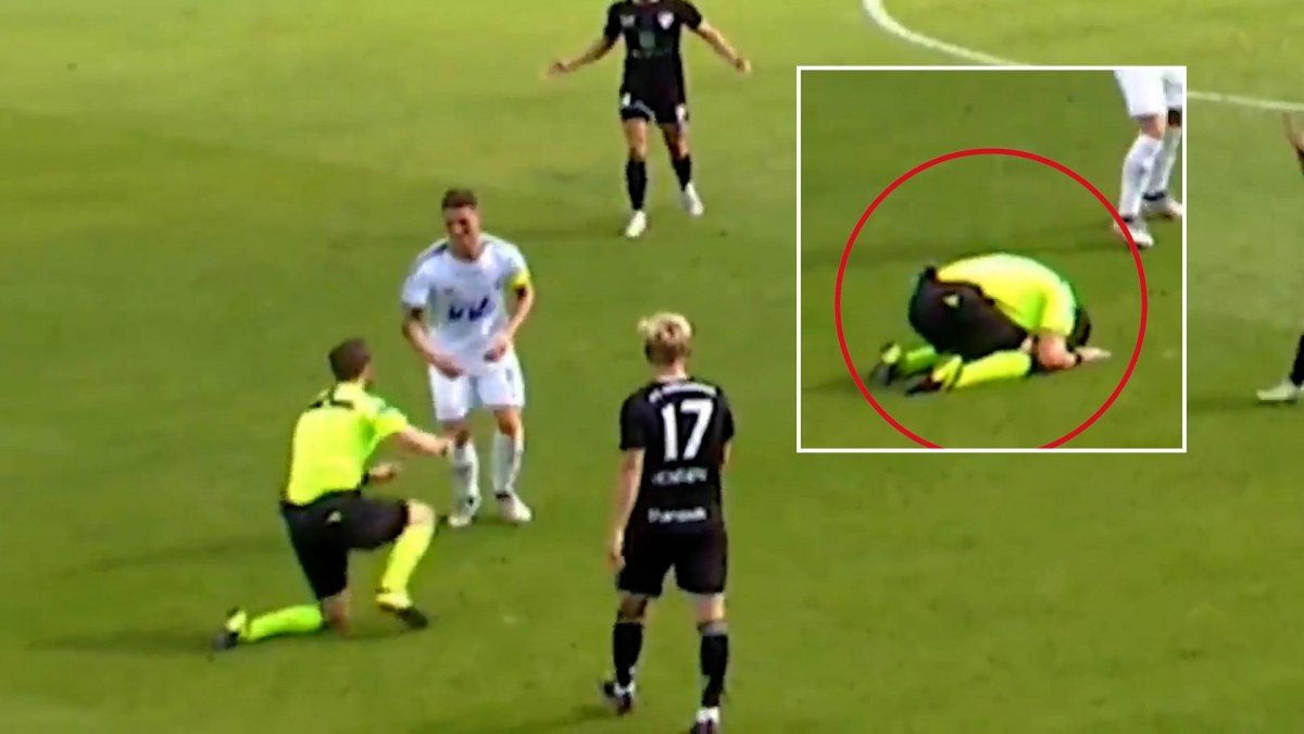 El clip del partido se volvió viral en las redes sociales.