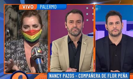 La furia de Nancy Pazos con el móvil de Intrusos afuera de la casa de Florencia Peña tras su descompensación La furia de Nancy Pazos con el móvil de Intrusos afuera de la casa de Florencia Peña tras su descompensación