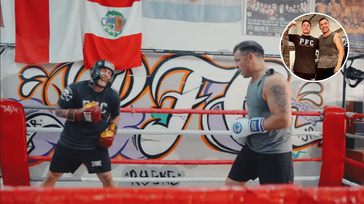 La paliza que le dio Maravilla Martínez a Momo Benavides en un sparring.