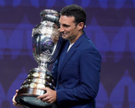 El contundente mensaje de Lionel Scaloni tras el sorteo de la Copa América. El contundente mensaje de Lionel Scaloni tras el sorteo de la Copa América.