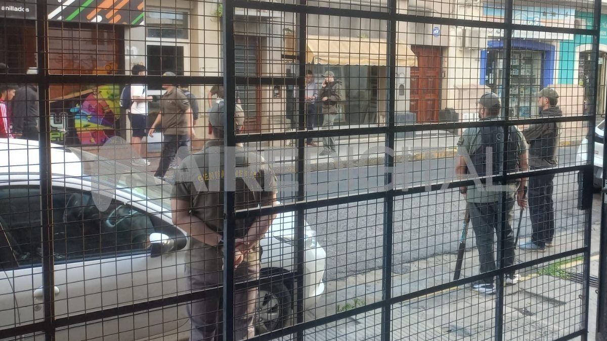 El momento en que Busaniche es detenido