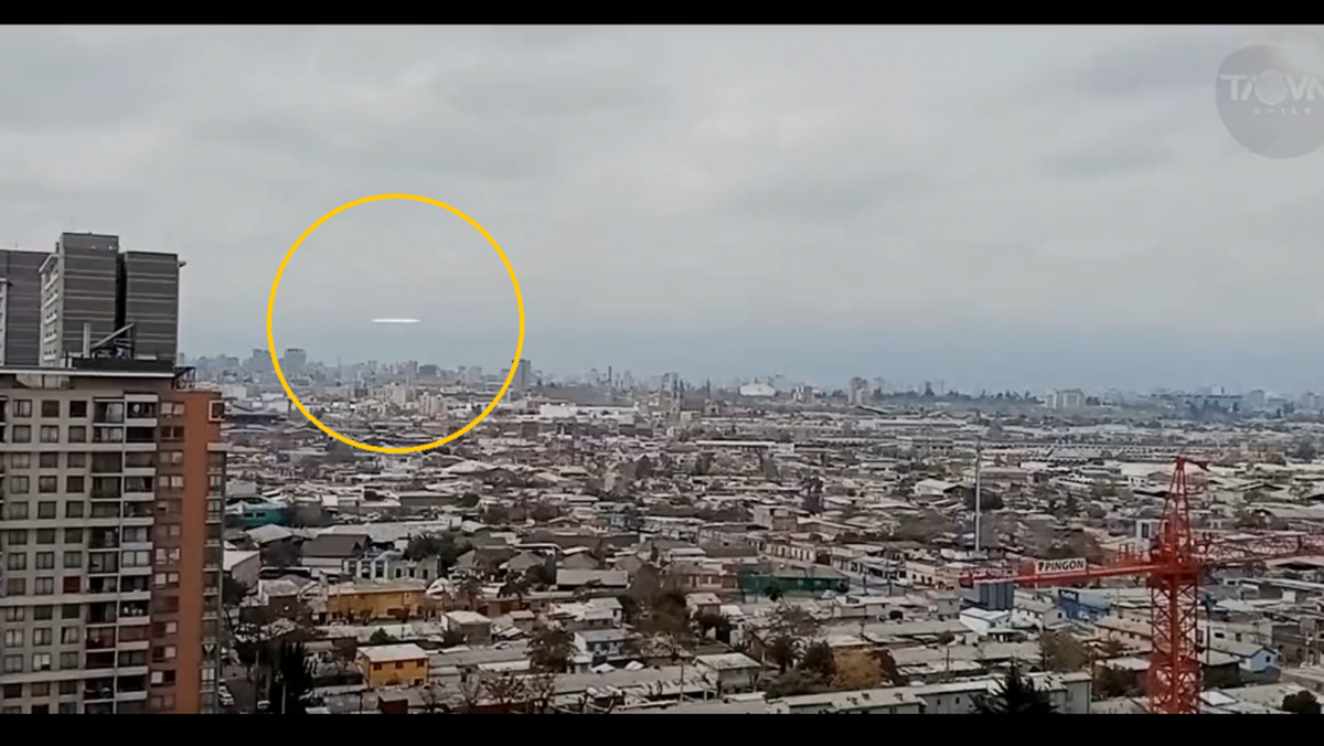 Avistaron un OVNI en Chile y aseguran que se vendría un sismo grande