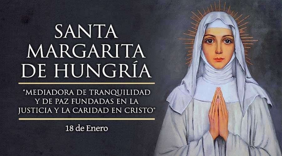 18 de enero: Santa Margarita de Hungría