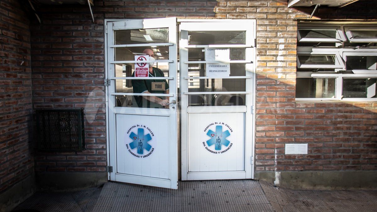 El paciente de Santa Rosa de Calchines llegó