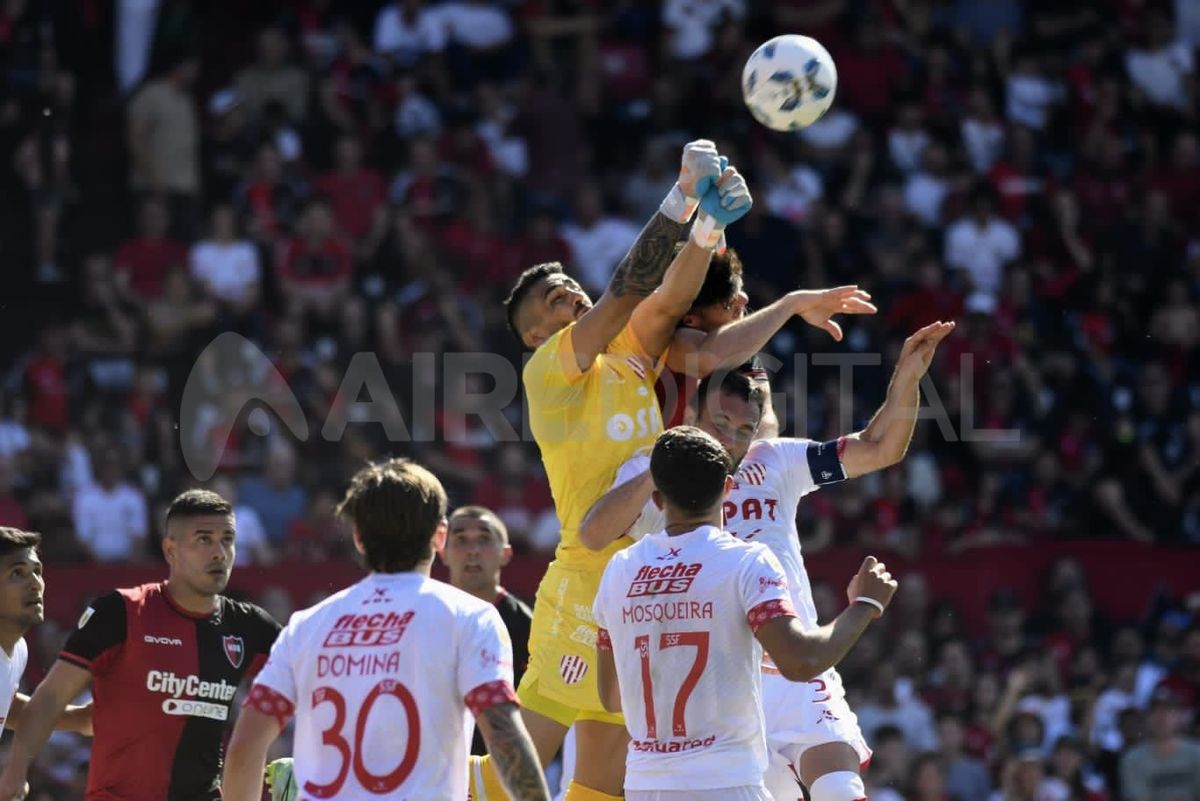 Sebastián Moyano, en el empate de Unión vs. Newell Sebastián Moyano, en el empate de Unión vs. Newell