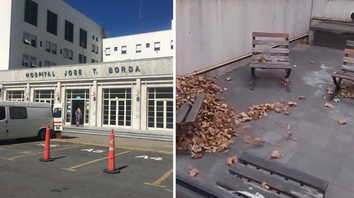 Un trabajador del hospital Borda caminó por el patio y grabó una situación aterradora: Creer o reventar