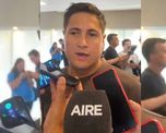 Ezequiel Medrán el DT de Colón.