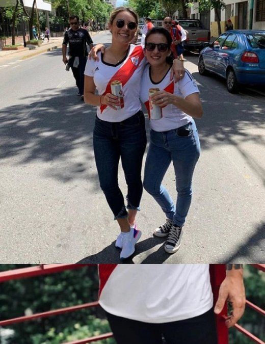 El encuentro de Rocío Oliva con un famoso hincha de River