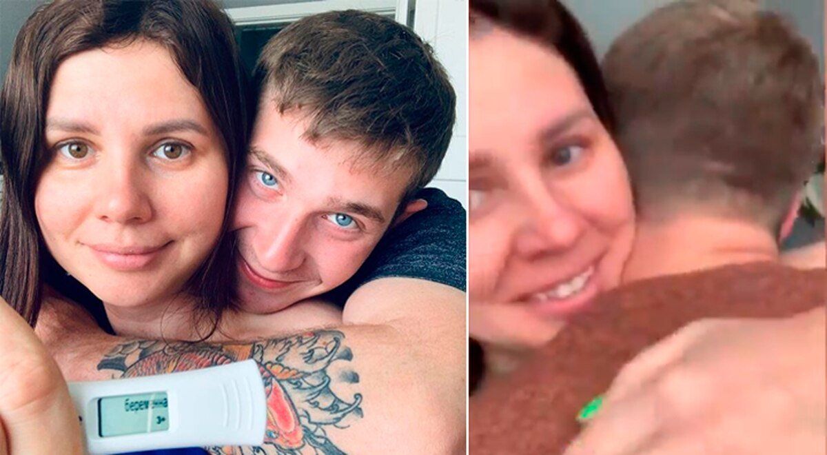 Una influencer rusa se casó con su hijastro y son padres de una beba
