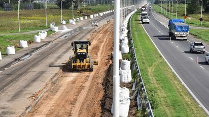 Operativo Cosecha: coordinan acciones para mantener el tránsito fluido mientras avanza la obra del tercer carril de la autopista