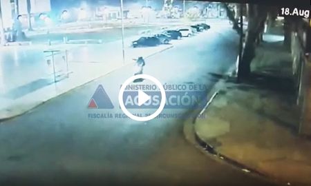 El video fiue difundido desde el Ministerio Público de la Acusación de Rosario. El video fiue difundido desde el Ministerio Público de la Acusación de Rosario.
