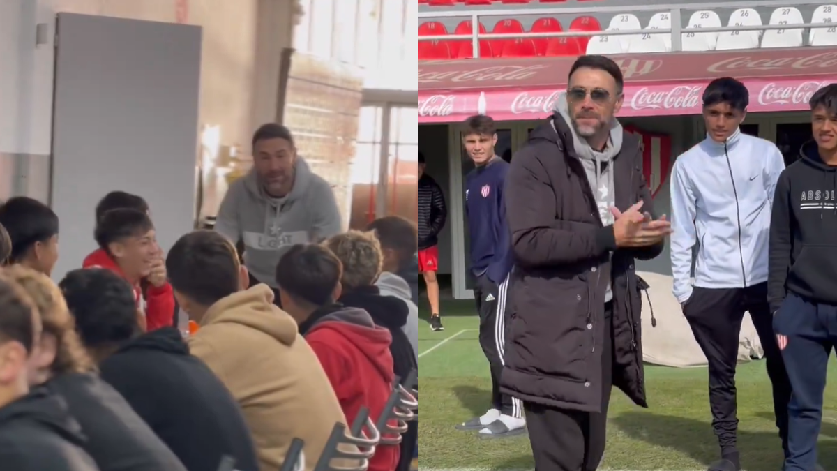 El Kily González visitó la pensión de Unión: Fue emocionante