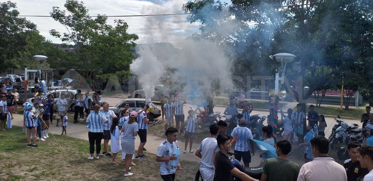 Así se festejó en San Cristóbal.